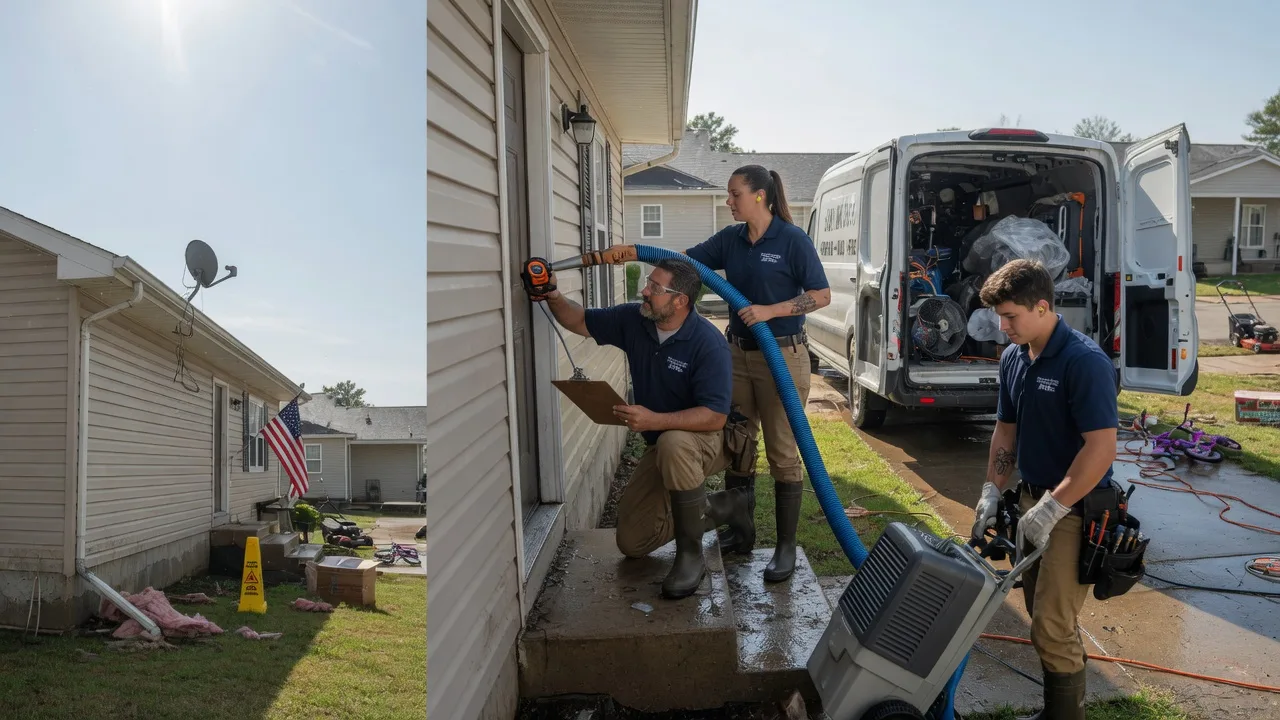 Ceiling Water Damage Restoration in Hueysville, KY near me